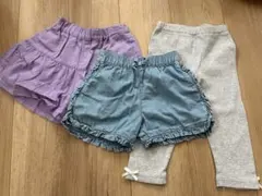 キッズ服 3点セット 半ズボン・ハーフパンツ