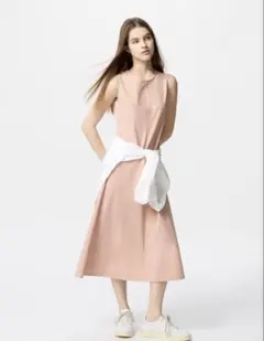 UNIQLOユニクロウルトラストレッチエアリズムワンピース/ノースリーブ/丈長め