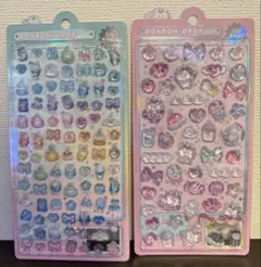 ボンボンドロップシール　ユニコーンボンボン　ミニめろめろボンボン　２枚