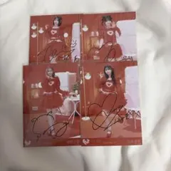 イ*ブ様 =LOVE 生写真 諸橋沙夏 山本杏奈 直筆サイン入り 4枚セット