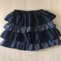 美品❢any FAM ティアードスカート 130サイズ
