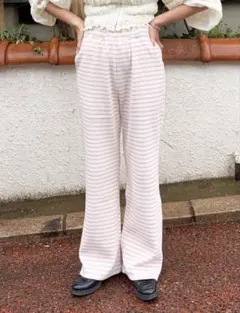 ayakawasaki closet border pants pink