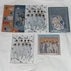 SnowMan ポートレートシリーズ　フレークシール　メモ帳　ミニクリアファイル