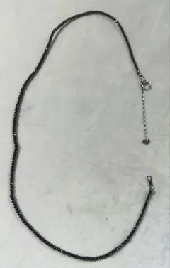 も*ん様 K18WG 　ブラックダイヤモンド？　ネックレス 総重量約4g