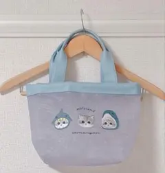 mofusand ミニトート メッシュ(サメにゃん)