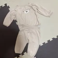 【最終値下げ】H&M ベビー服 くまさん柄ニットのセットアップ　68cm
