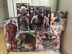【未開封】一番くじ進撃の巨人A賞、B賞、ラストワン賞まとめ売り　6体
