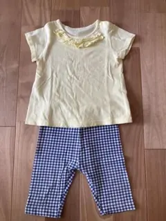 UNIQLO 7分丈レギンス&Tシャツセット