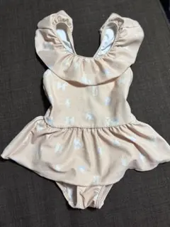 フリル付きピンク水着 90サイズ