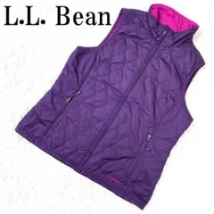 L.L. Bean エルエルビーン 中綿ベスト パープル S B9233