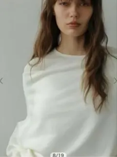 新品・タグ付き　ETRE TOKYO デザインネックスウェットブルオーバー