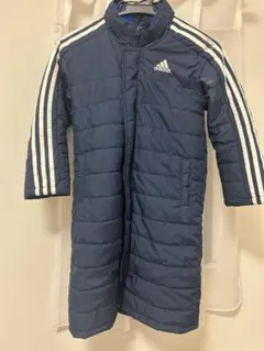 adidas ネイビー ベンチコート