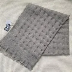 ✨SHOO・LA・RUE グレー ストール ラッセル編み シンプル マフラー