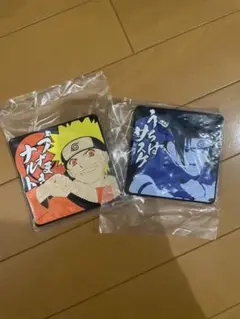 一番くじ NARUTO 中忍試験編 ラバーコースター ナルト サスケ 2点セット