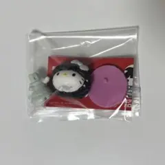 Hello kitty チョコエッグ　2点セット　昭和アイドル風　指ハート