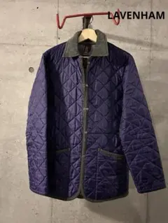 【美品】LAVENHAM パープル キルティングジャケット