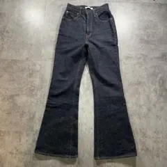 moussy MVS フレアデニム 24 人気モデル マウジー 濃紺