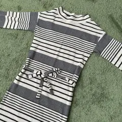 値下⭕️【新品】CHICO ボーダーワンピース