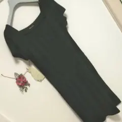 ドゥファミリー　ワンピース　黒　美品　日本製