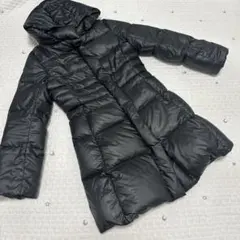 ストロベリーフィールズ ロングダウンコート　リバーシブル　黒