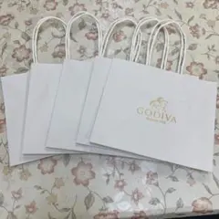 GODIVA ショップ袋 5枚セット