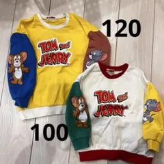 兄弟　お揃い　リンク　コーデ　バースデイ　トムとジェリー　トレーナー