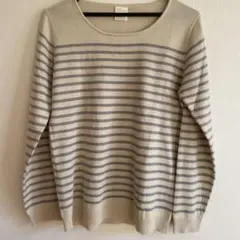 zootie　ボーダーニットカットソー