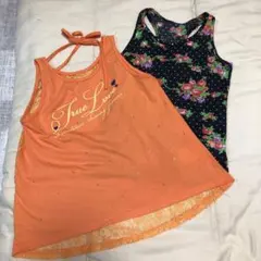 First タンクトップ 袖なし 可愛い Mサイズ 120〜130