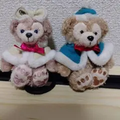 ダッフィー シェリーメイ ぬいぐるみバッジ クリスマスのサムネイル