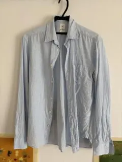 H&M メンズ 長袖シャツ ライトブルーのサムネイル