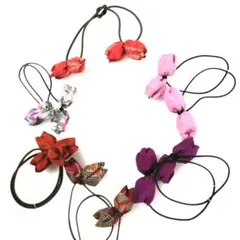 ハンドメイド　アームバンド　古布6色セット