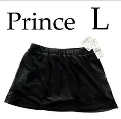 【未使用品タグ付き】 Prince テニス　スコート　ベロア　L ブラック