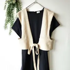 ローリーズファーム【F】ニット ビスチェ アイボリー