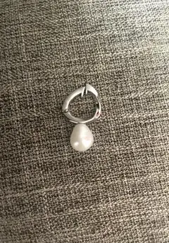 ete silver925 パール イヤカフ ハグカフ イヤーカフ 片耳のみ