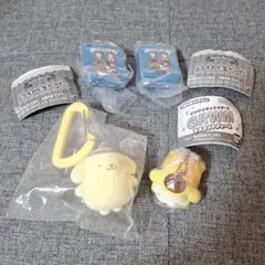 ポムポムプリン カラビナ マスコットチャーム クッキー缶チャーム セット