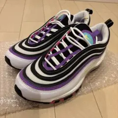 【美品】Nike Air Max 97 パープル　ホワイト　ブラック