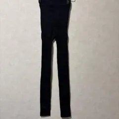 BELLE SHEERリブ編み 着圧レギンスSブラック