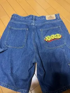 XLARGE デニムショートパンツ 32