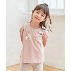 エニィファム anyFAM ネックレス風モチーフTシャツ 130のサムネイル