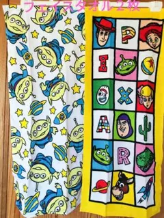 【未使用】トイストーリー　フェイスタオル　34×80cm　綿100%