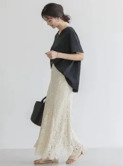 【新品タグ付き】AMERICAN HOLIC レースマーメイドスカート