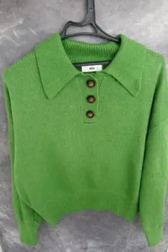 値下げしました！WEGO グリーン ニット セーター 長袖