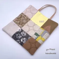 56.ミナペルホネン*パッチワーク ハンドメイド バッグ - メルカリ