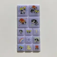 ③パワーパフガールズ ドロップブロックシール おすそわけ