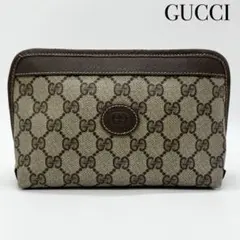 GUCCI オールドグッチ GGスプリーム マルチポーチ 小物入れ グレージュのサムネイル