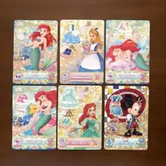 ❤ディズニー プリンセスカード まとめ売り 6枚セット❤