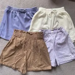 女の子ハーフパンツ 4点セット130〜140