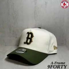 海外限定】 レッドソックス 9FORTY ライトグレー コーデュロイ 