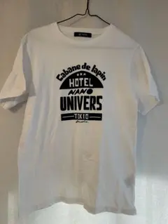 nano universe ホワイト Tシャツ