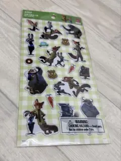 【正規品】ズートピア　ペタペタシール